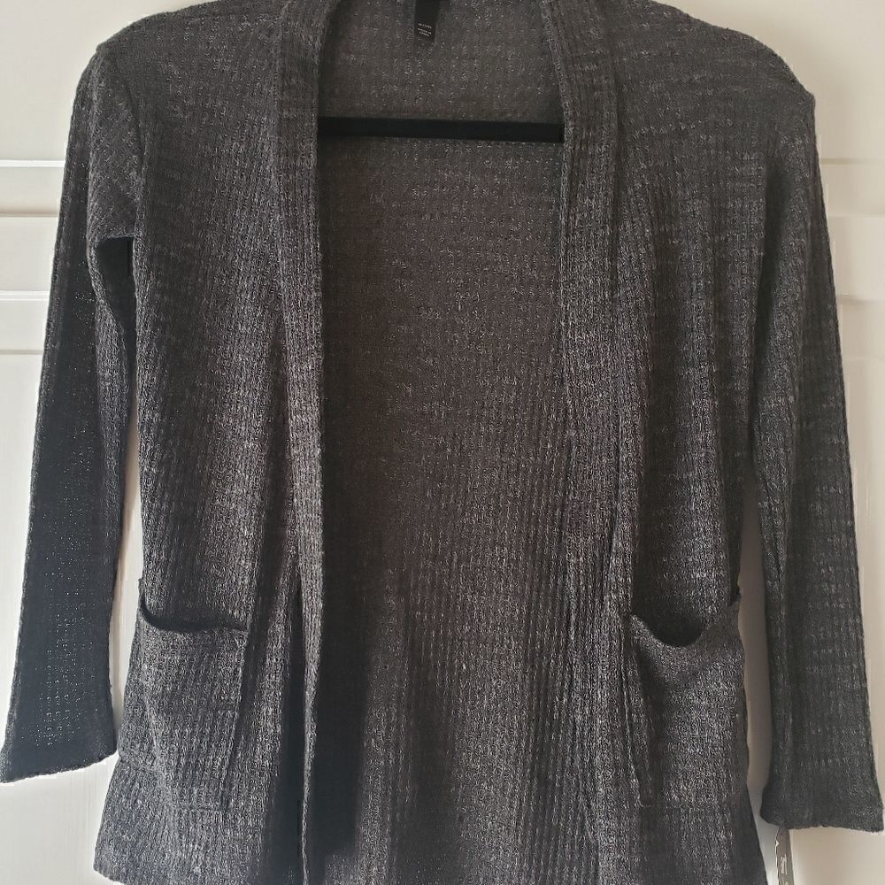 ‎Gray Cardigan With Pockets